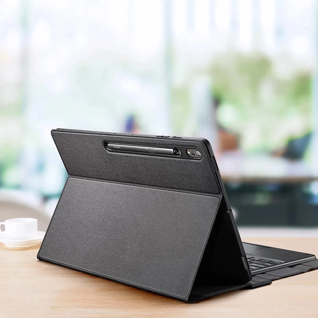 Mbështjellës me tastierë Bluetooth Dux Ducis TK Series për Samsung Tab S9 Ultra, i zi - 5
