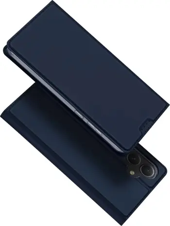 Mbështjellës Dux Ducis Skin Pro për Samsung Galaxy A55 5G, me kapak dhe xhep për kartela, Kaltër