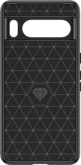 Mbështjellës Hurtel Carbon Case për Google Pixel 8 Pro, i zi - 4