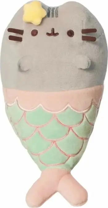 Lodër pelushi GUND Pusheen Mermaid, pelush i butë, shumëngjyrësh