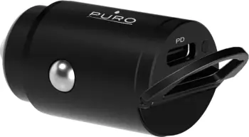 Adaptues karikues makinë Puro USB C, 20W, e zezë