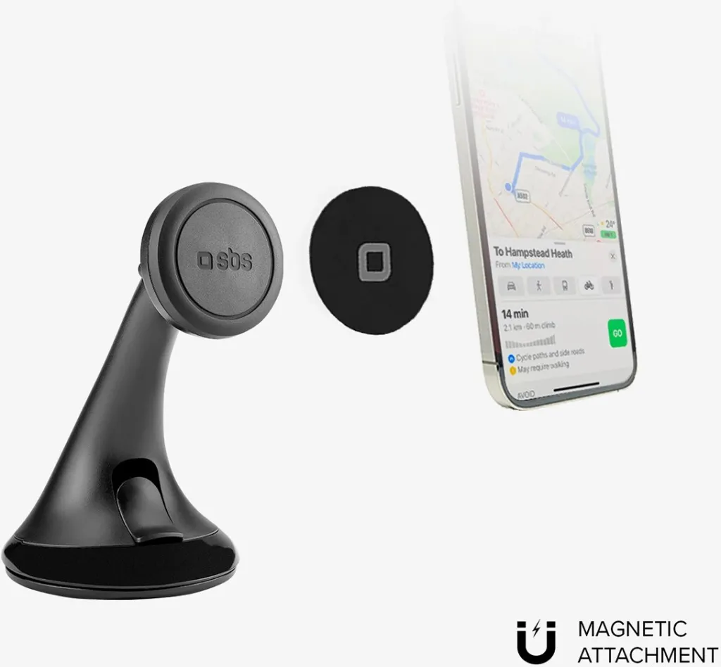 Mbajtës magnetik për veturë SBS Mobile Dashboard, universal, i zi - 4