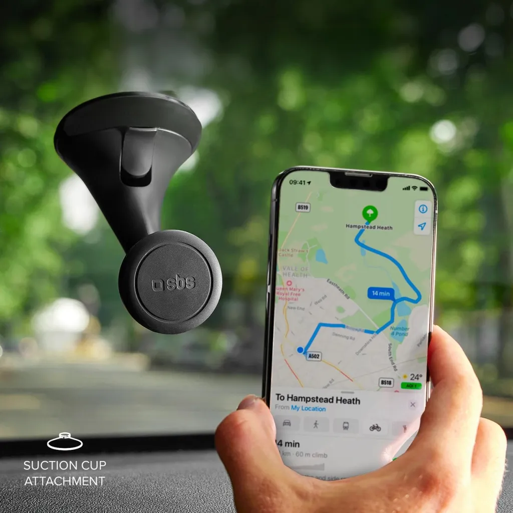 Mbajtës magnetik për veturë SBS Mobile Dashboard, universal, i zi - 5