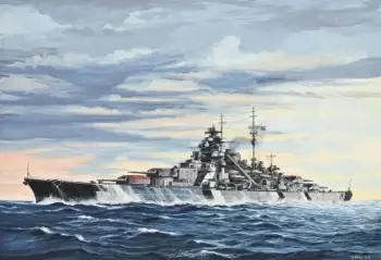 Model Revell Battleship Bismarck, 1:700