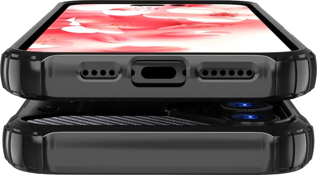 Mbështjellës Hurtel Hybrid Armor për iPhone 16e, Blu - 6