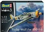 Model avioni Revell Focke Wulf Fw190 F-8, shkallë 1:72, Level 3, shumëngjyrësh