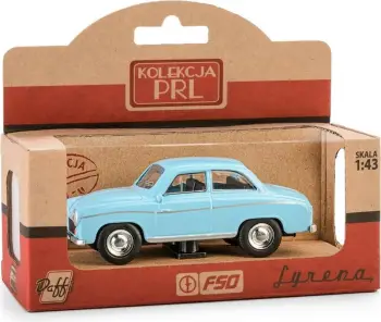Maketi veturë PRL Collection Syrena 104 Blue Daffi, shkalla 1:43, metal plastik, blu