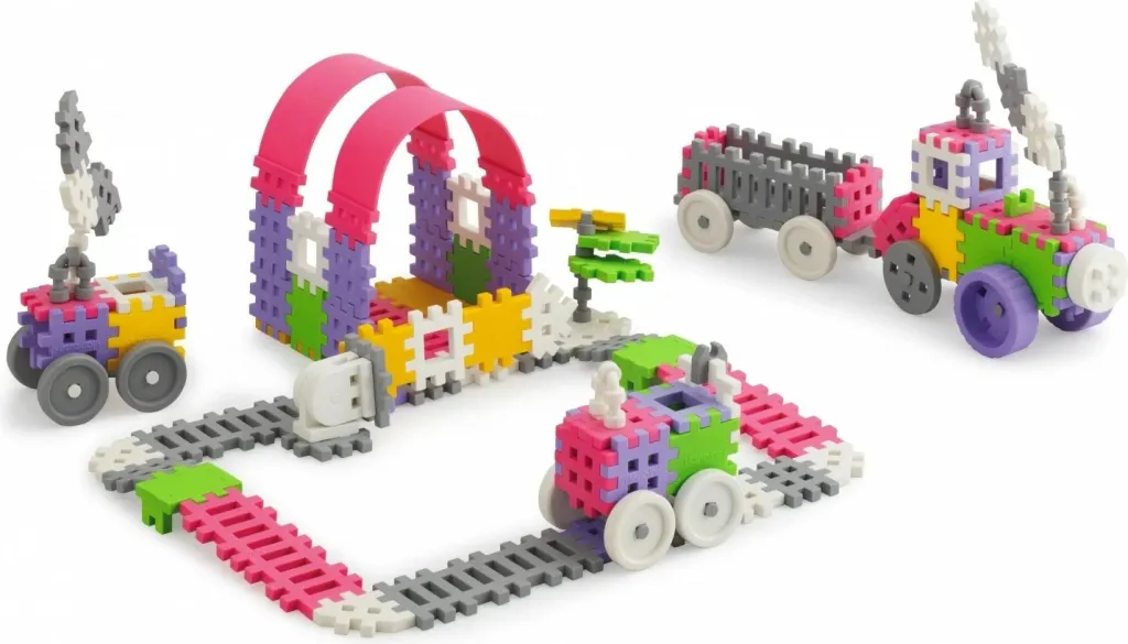Lodër blloqe Marioinex Mini Waffle, 3+, 140 elemente - 3