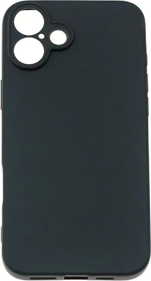 Mbështjellës i butë Hurtel për iPhone 16, TPU, i zi - 1