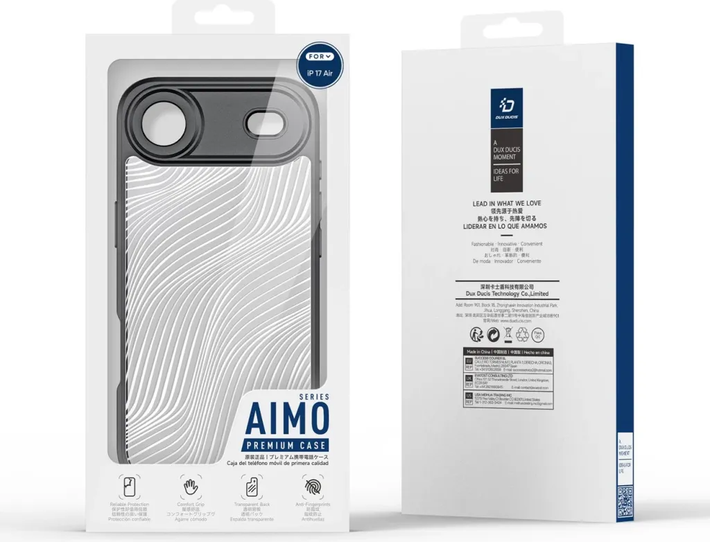 Mbështjellës Dux Ducis Aimo për iPhone 17 Air, i zi - 8