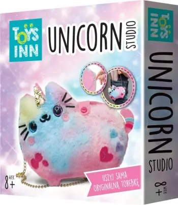 Set qepjeje Stnux Unicorn Bag, çantë për fëmijë, 17 x 20 cm, shumëngjyrësh