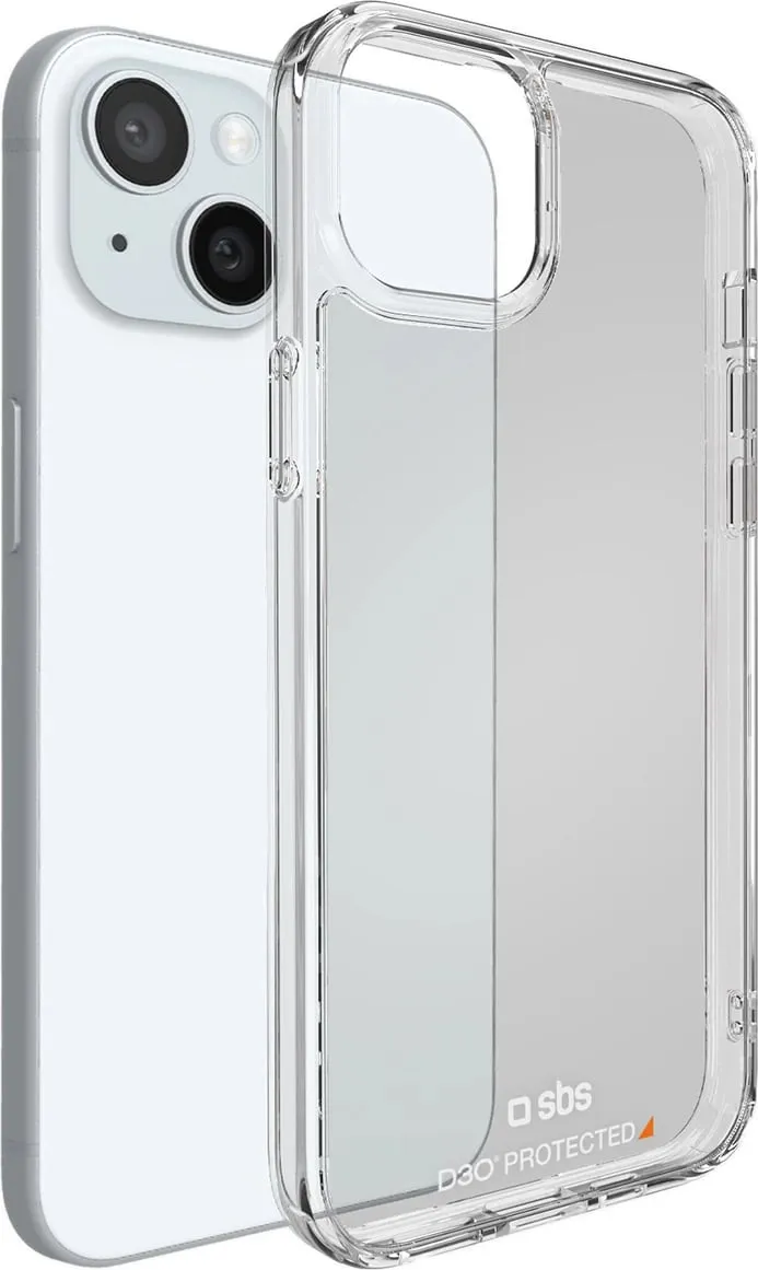 Mbështjellës SBS D3O për iPhone 15, transparent - 2