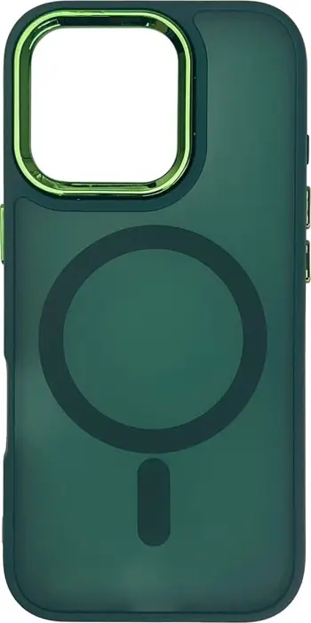 Mbështjellës Hurtel Fashion Case MagSafe për iPhone 16 Pro Max, TPU, e gjelbër e errët