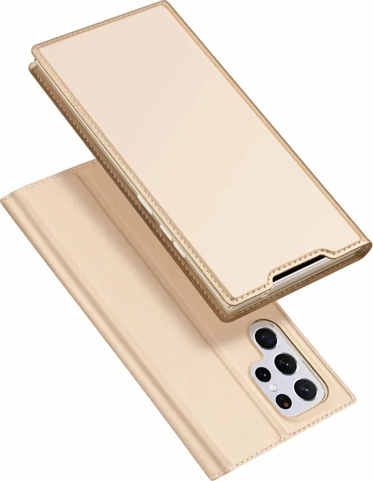 Mbështjellës Dux Ducis Skin Pro për Samsung Galaxy S22 Ultra, gold - 1