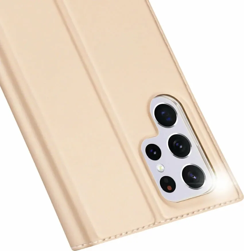 Mbështjellës Dux Ducis Skin Pro për Samsung Galaxy S22 Ultra, gold - 3
