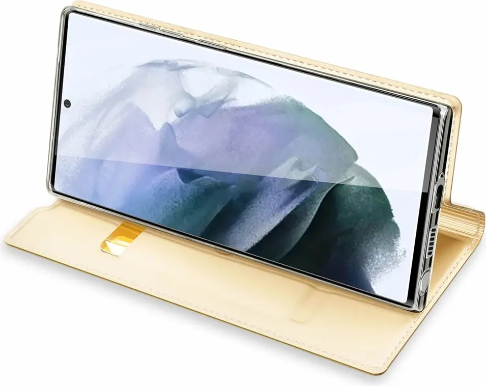 Mbështjellës Dux Ducis Skin Pro për Samsung Galaxy S22 Ultra, gold - 4