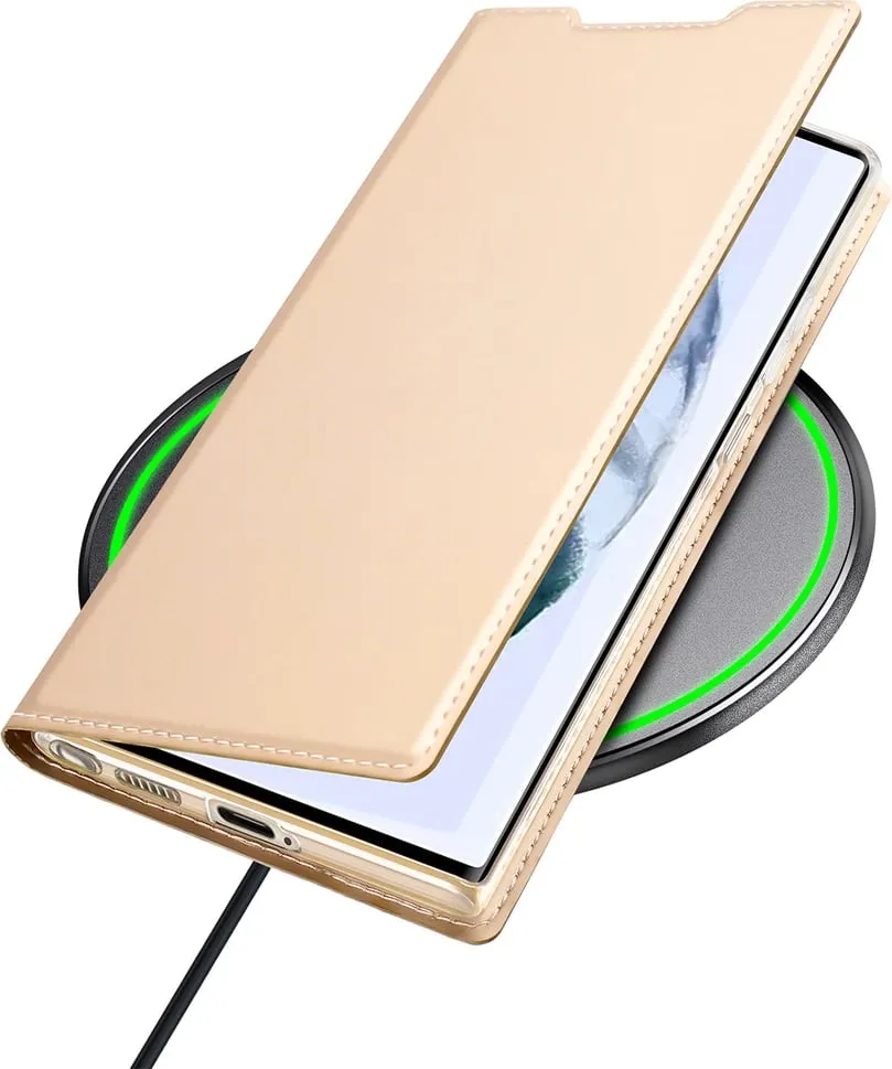 Mbështjellës Dux Ducis Skin Pro për Samsung Galaxy S22 Ultra, gold - 6