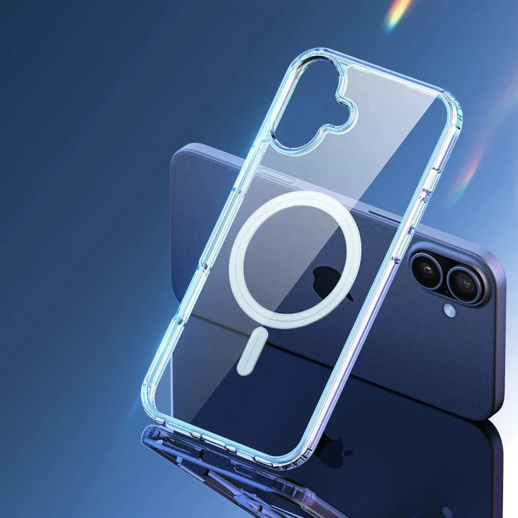 Mbështjellës Dux Ducis Clin Mag për iPhone 16, MagSafe, Transparent - 11