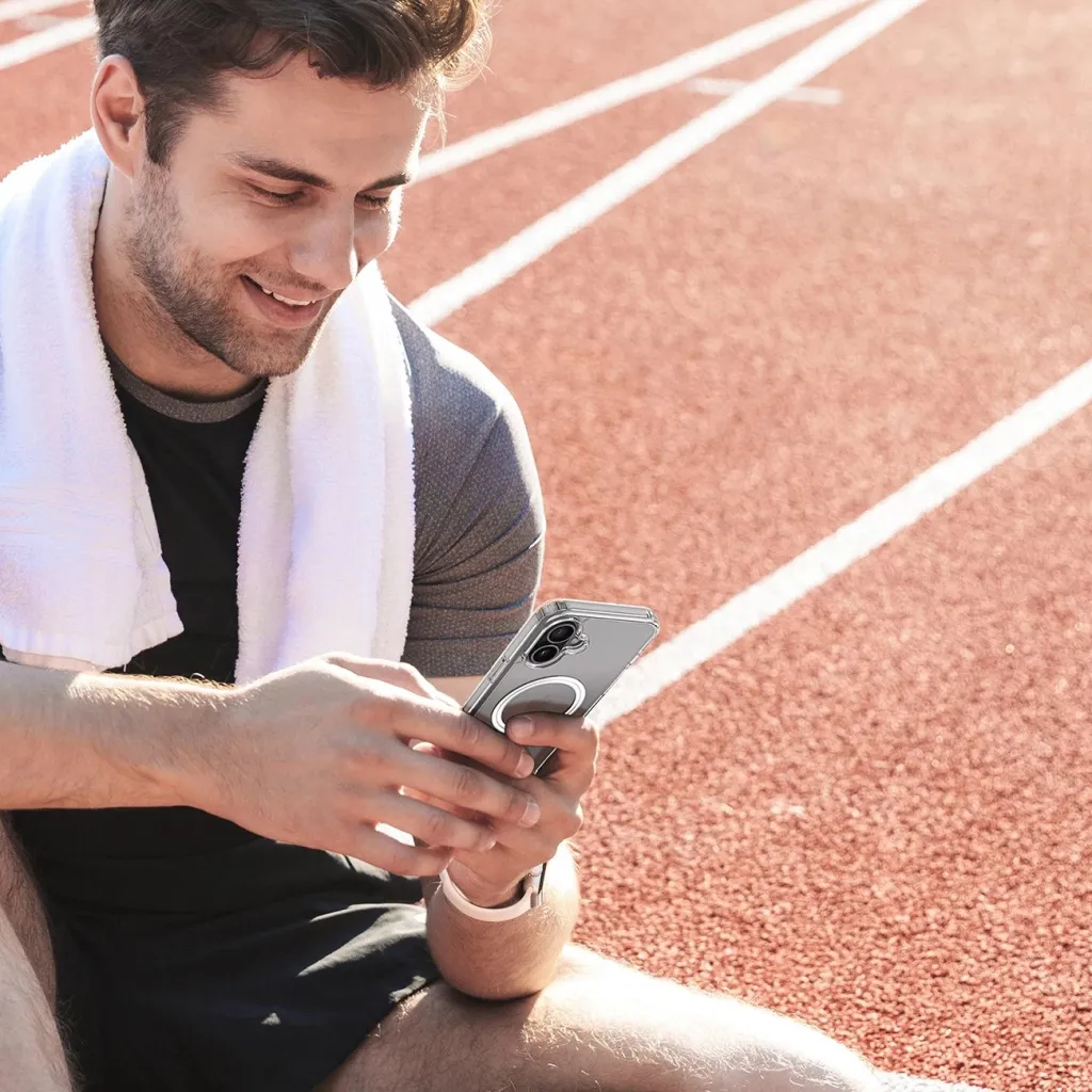 Mbështjellës Dux Ducis Clin Mag për iPhone 16, MagSafe, Transparent - 12