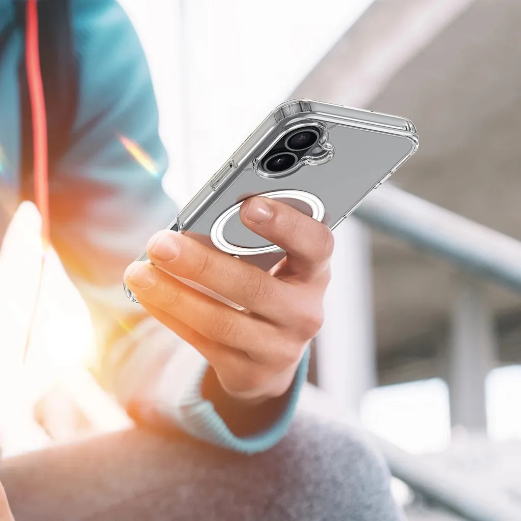 Mbështjellës Dux Ducis Clin Mag për iPhone 16, MagSafe, Transparent - 13