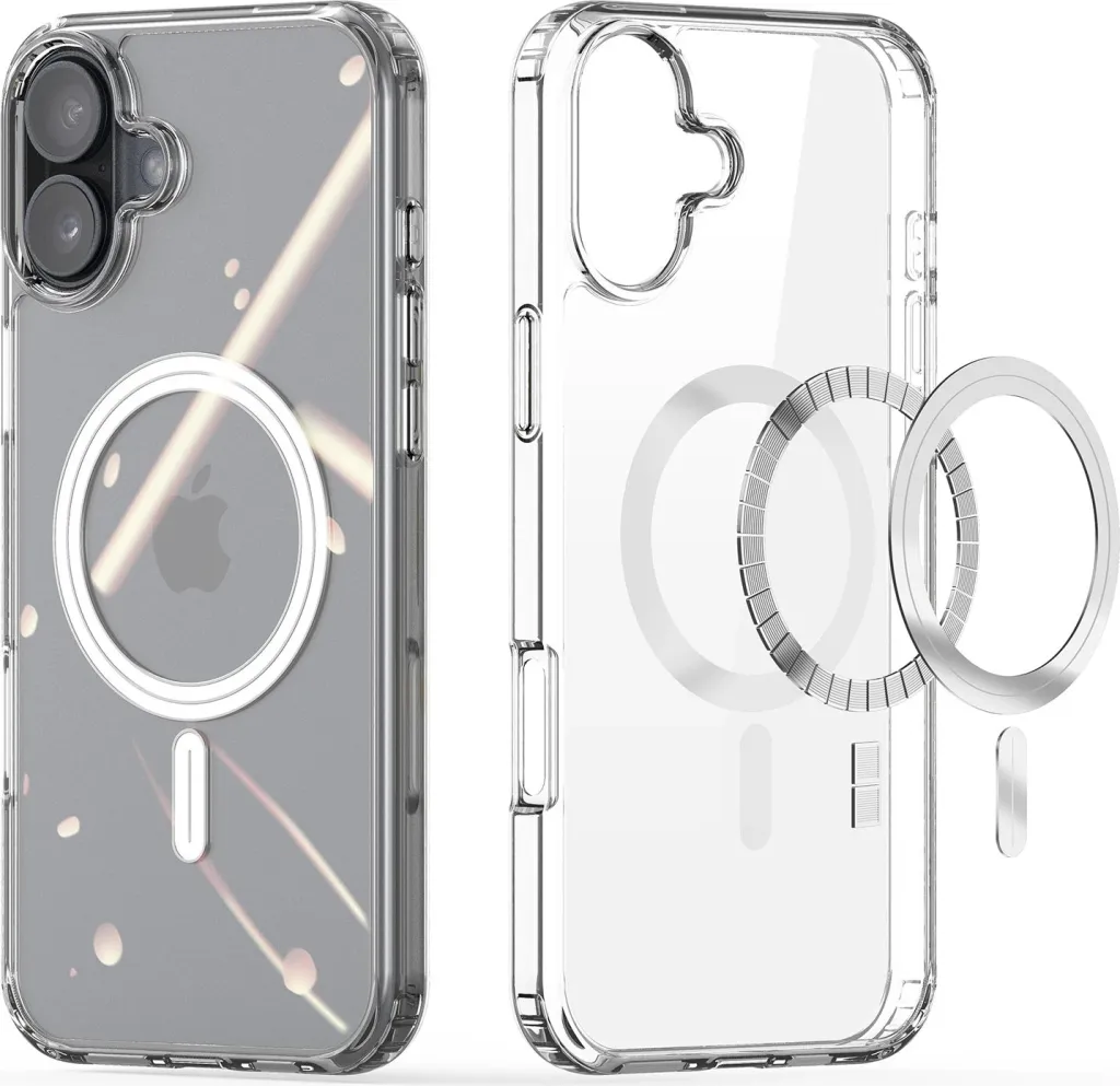 Mbështjellës Dux Ducis Clin Mag për iPhone 16, MagSafe, Transparent - 3