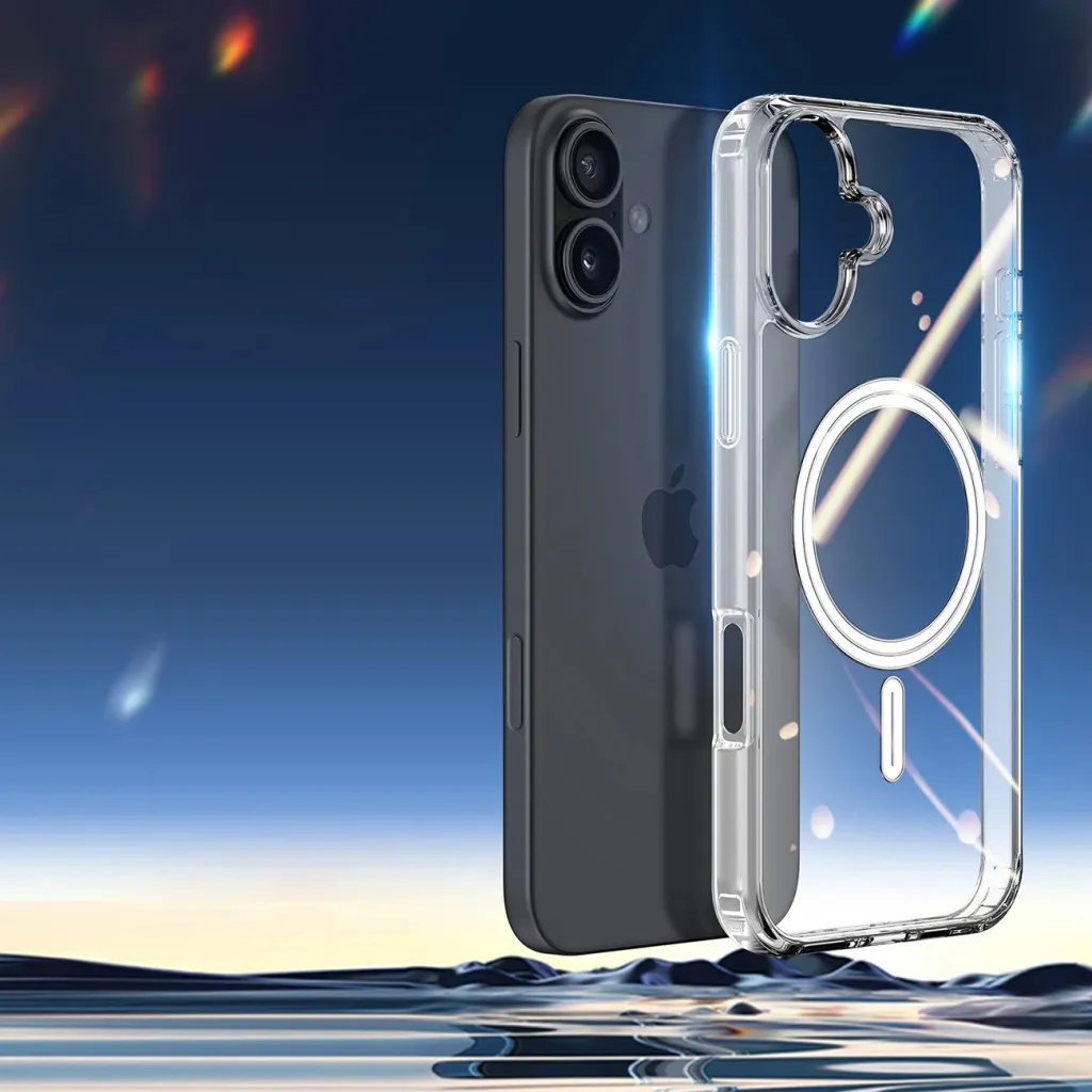 Mbështjellës Dux Ducis Clin Mag për iPhone 16, MagSafe, Transparent - 5