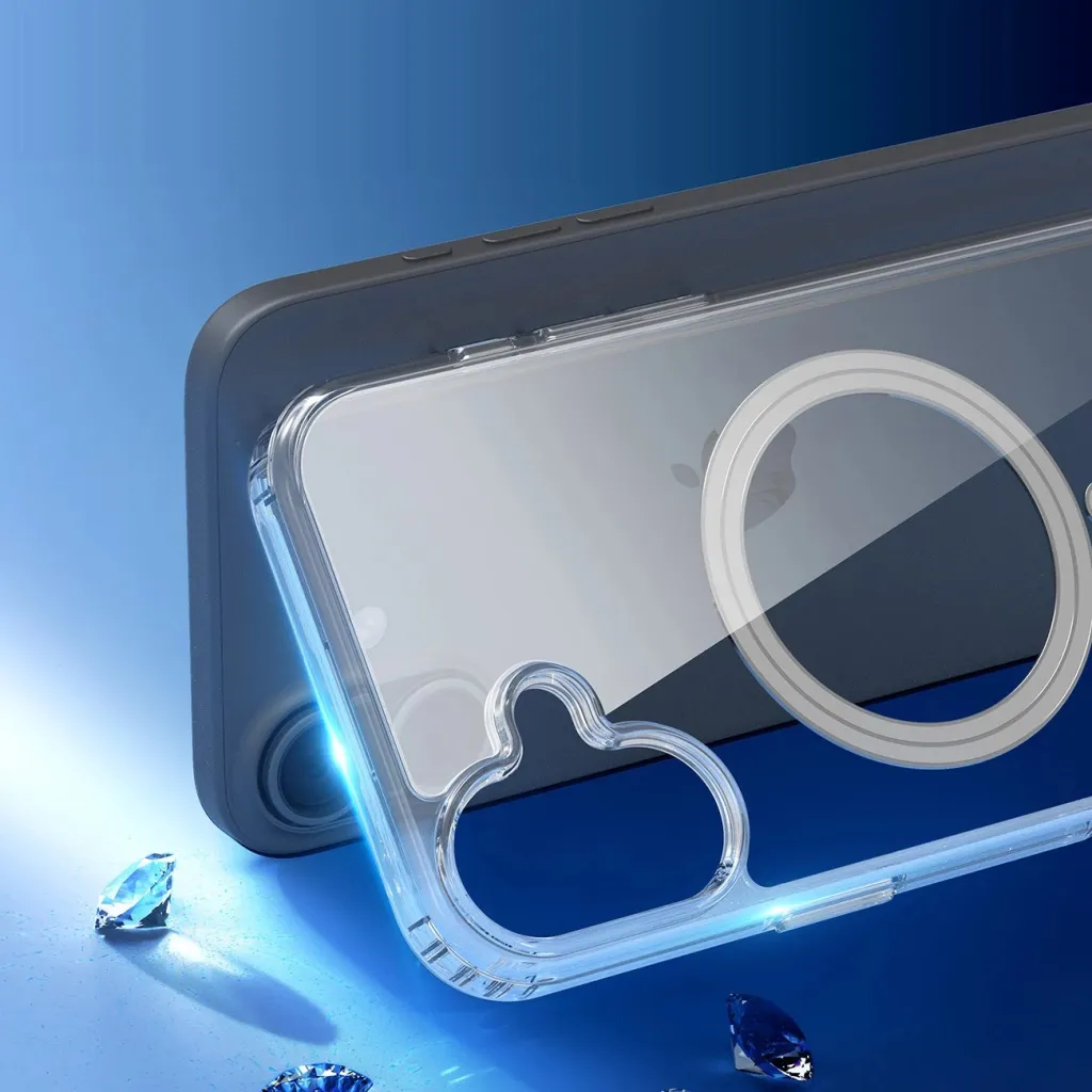 Mbështjellës Dux Ducis Clin Mag për iPhone 16, MagSafe, Transparent - 8