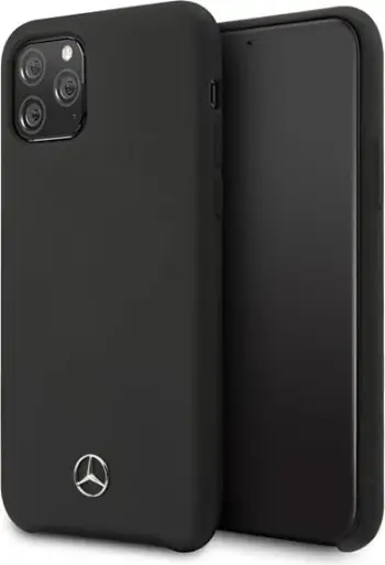 Mbështjellës Mercedes MEHCN58SILBK për iPhone 11 Pro, Silicone Line, i zi