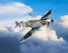 Model avion Revell Supermarine Spitfire Mk Vb, plastik për montim, shkalla 1:72, shumëngjyrësh