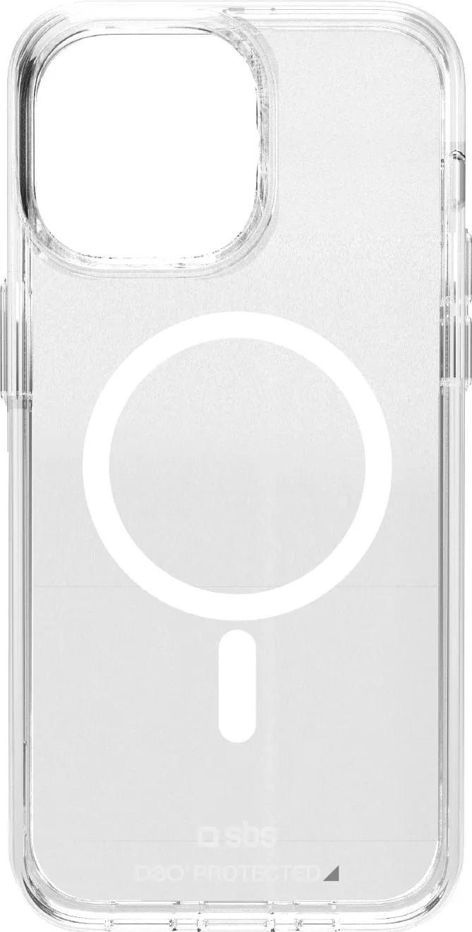 Mbështjellës SBS Extreme Mag D3O MagSafe për iPhone 16 Pro, Transparent - 1