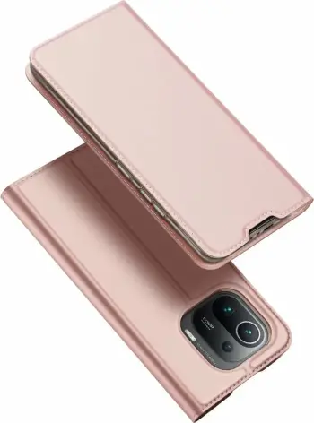 Mbështjellës Dux Ducis Skin Pro Bookcase për Xiaomi Mi 11 Pro, rozë