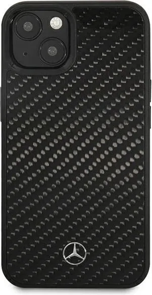 Mbështjellës Mercedes MEHCP13SRCABK për iPhone 13 mini 5.4", karbon, zi - 2