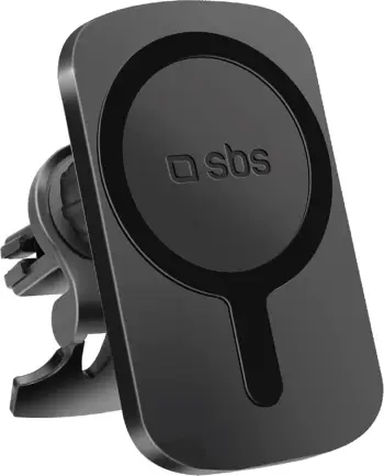 Mbështjellës magnetik me karikues wireless SBS TESUPWIR15WMS për celular, MagSafe, i zi
