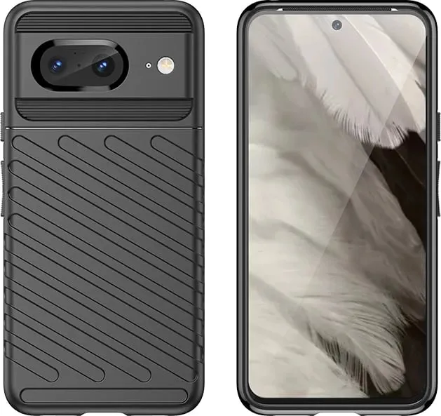 Mbështjellës Hurtel Thunder Case për Google Pixel 8 Pro, i zi - 2