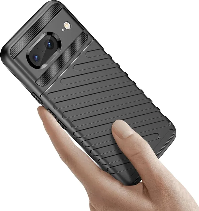 Mbështjellës Hurtel Thunder Case për Google Pixel 8 Pro, i zi - 5