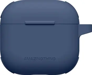 Mbështjellës AmazingThing Omni Case për AirPods 4, Kaltër e errët