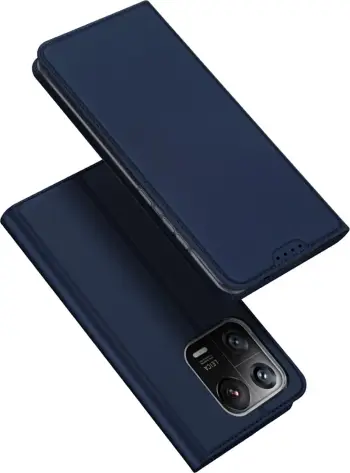 Mbështjellës Dux Ducis Skin Pro për Xiaomi 13 Pro, me kapak, xhep kartelash dhe qëndrim, Blu