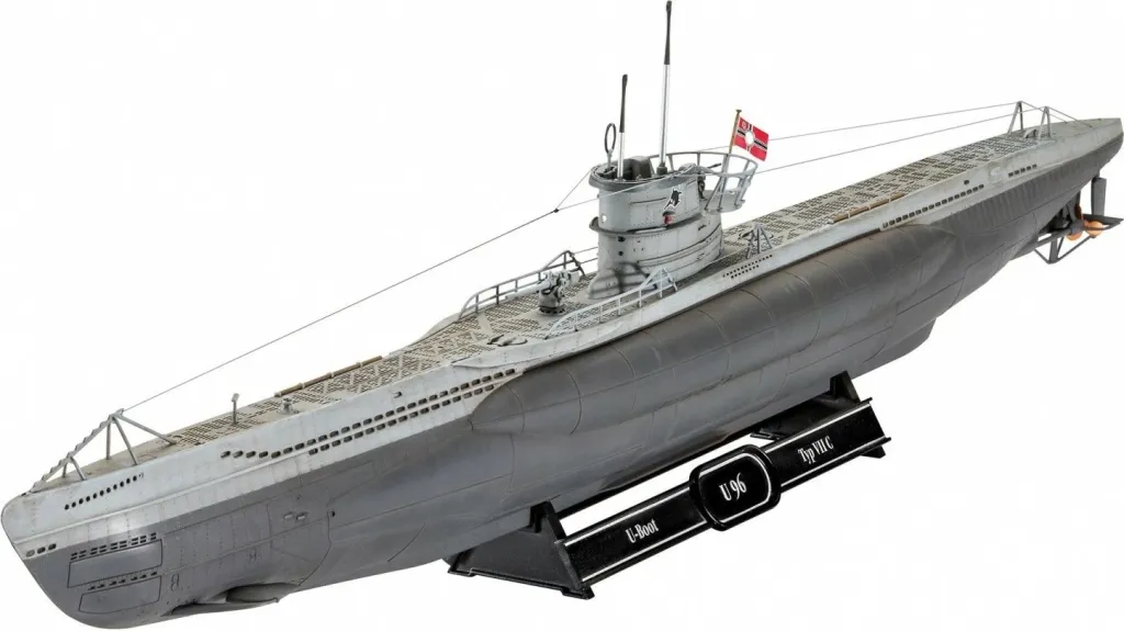 Model nëndetëse Revell Das Boot 1/144, Collector's Edition 40th Anniversary, e hirtë - 1