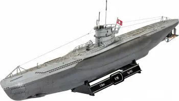 Model nëndetëse Revell Das Boot 1/144, Collector's Edition 40th Anniversary, e hirtë