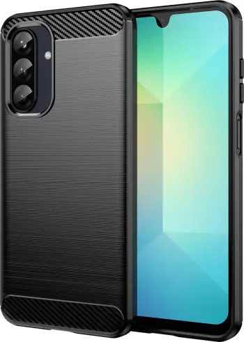 Mbështjellës Hurtel Carbon Case për Samsung Galaxy A56 / A36, TPU, i zi
