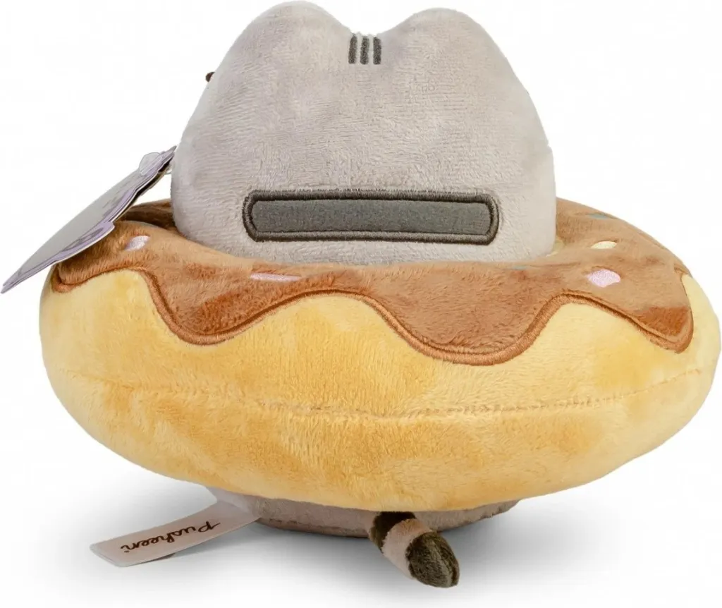 Figurine Pusheen in a Chocolate Donut, dekorative, shumëngjyrëshe - 2