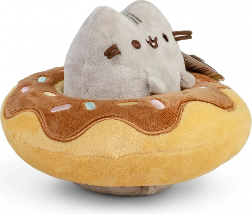 Figurine Pusheen in a Chocolate Donut, dekorative, shumëngjyrëshe - 4