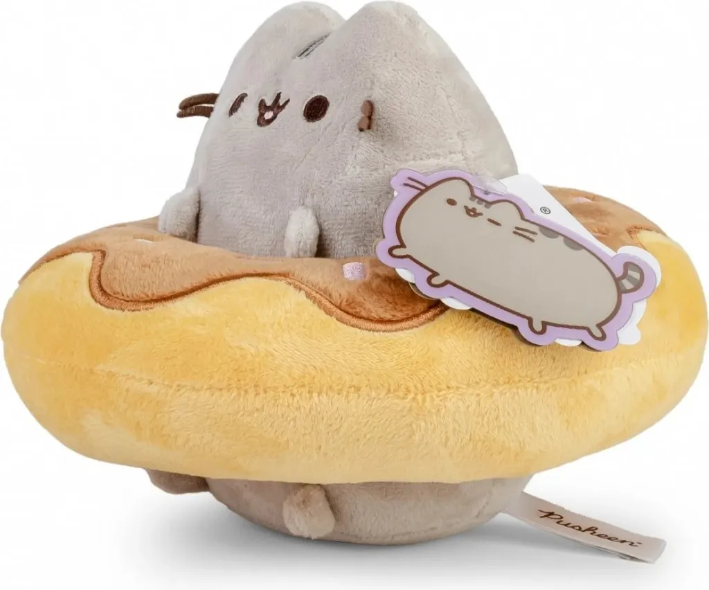 Figurine Pusheen in a Chocolate Donut, dekorative, shumëngjyrëshe - 7