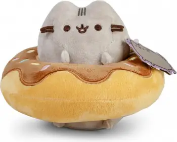Figurine Pusheen in a Chocolate Donut, dekorative, shumëngjyrëshe
