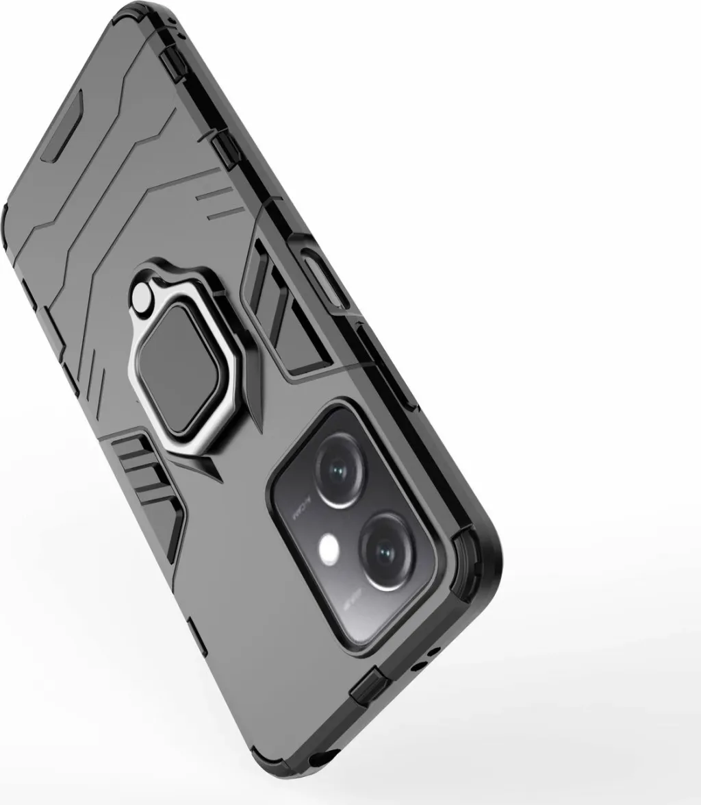 Mbështjellës Hurtel Ring Armor për Xiaomi Redmi Note 12 5G / Poco X5 5G, i zi - 11