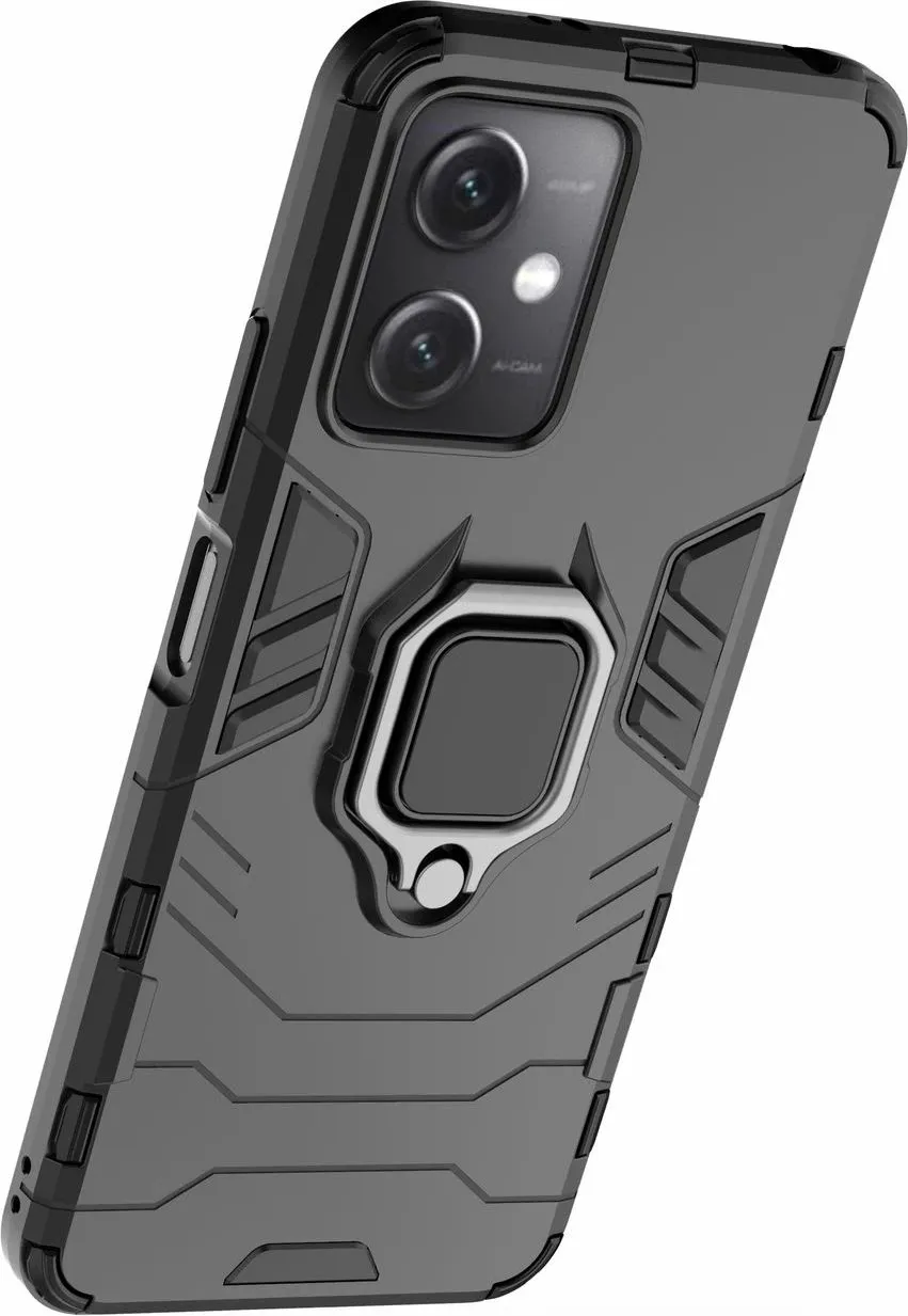 Mbështjellës Hurtel Ring Armor për Xiaomi Redmi Note 12 5G / Poco X5 5G, i zi - 13