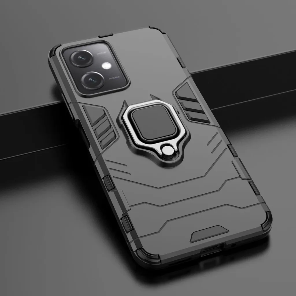 Mbështjellës Hurtel Ring Armor për Xiaomi Redmi Note 12 5G / Poco X5 5G, i zi - 6
