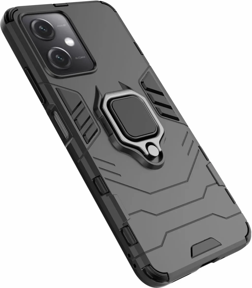 Mbështjellës Hurtel Ring Armor për Xiaomi Redmi Note 12 5G / Poco X5 5G, i zi - 7