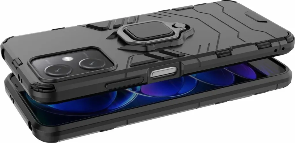 Mbështjellës Hurtel Ring Armor për Xiaomi Redmi Note 12 5G / Poco X5 5G, i zi - 8