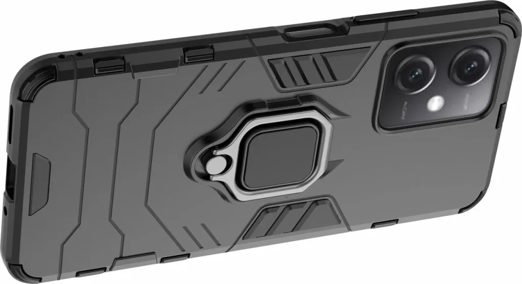 Mbështjellës Hurtel Ring Armor për Xiaomi Redmi Note 12 5G / Poco X5 5G, i zi - 10